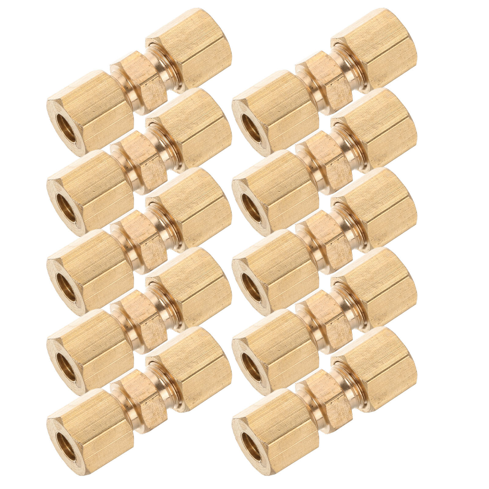 Compression Fitting Brass - 10 pezzi di raccordi a compressione